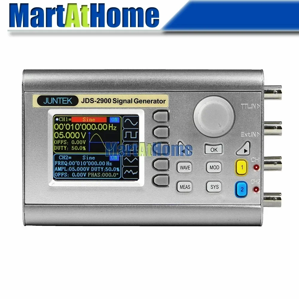 Function Arbitrary Waveform Generator - Generator Sinyal DDS Dua Saluran Digital