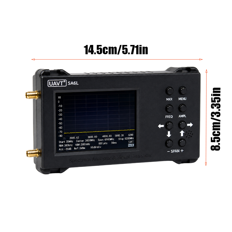 Analisa Spektrum Portabel 6GHz - Signal Generator Spectrum Analyzer ulasan dan harga